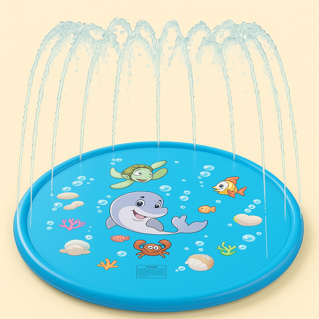Opblaasbaar Kinderzwembad 100/170 cm – Cartoon Badje 0–9 Jaar