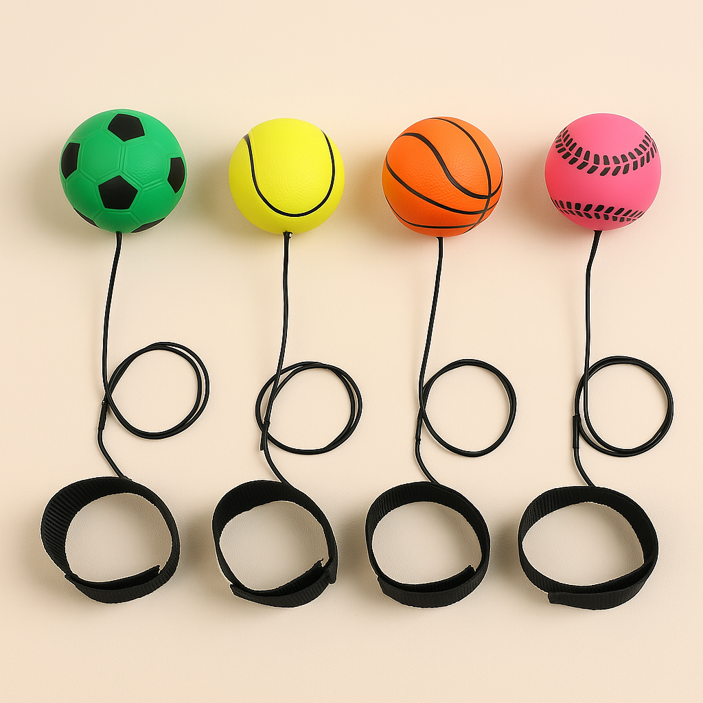 Zachte Rubberen Speelbal Kind – 6 cm – Spons Handbal – 6+ Jaar