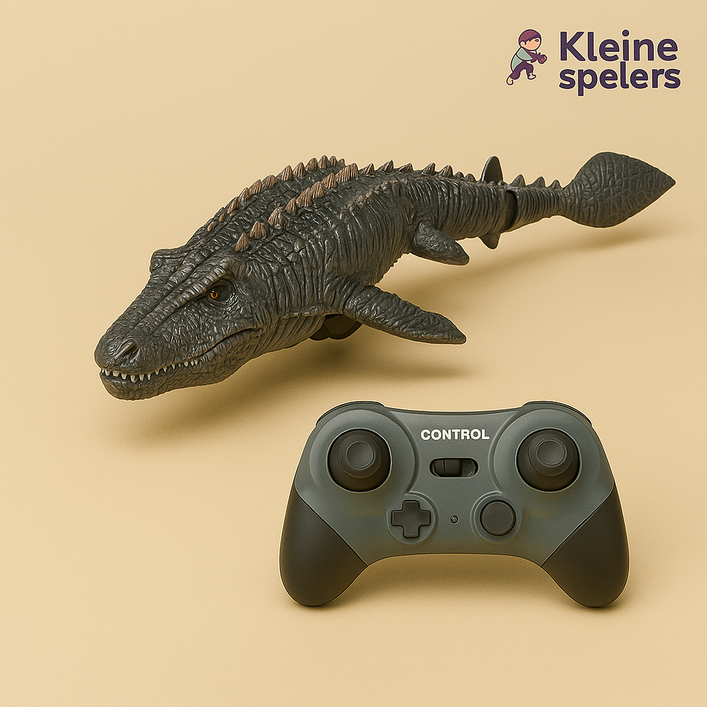 Bestuurbare Zwem-Dinosaurus – RC Mosasaurus met Waterspray