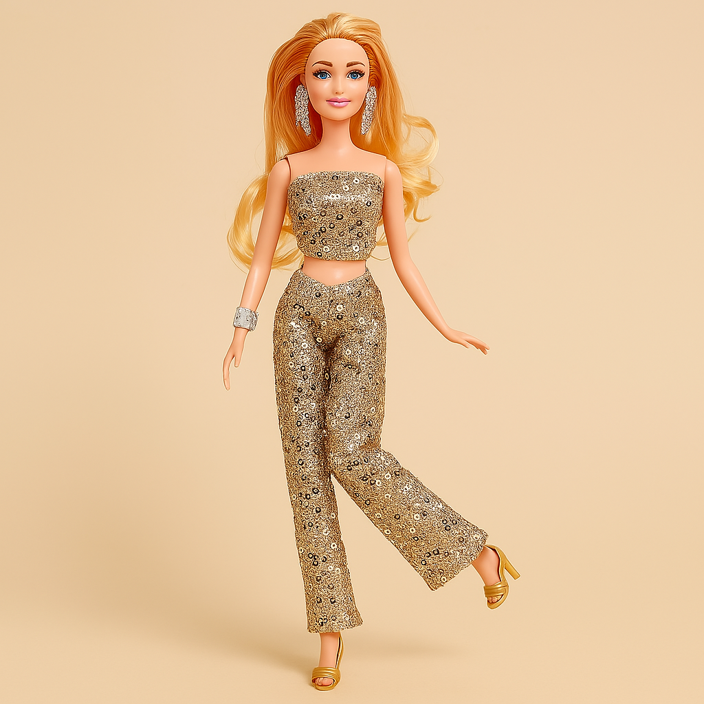 30 cm Pop Volledige Set – Mannelijk/Vrouwelijk Unisex Speelpop (1/6)