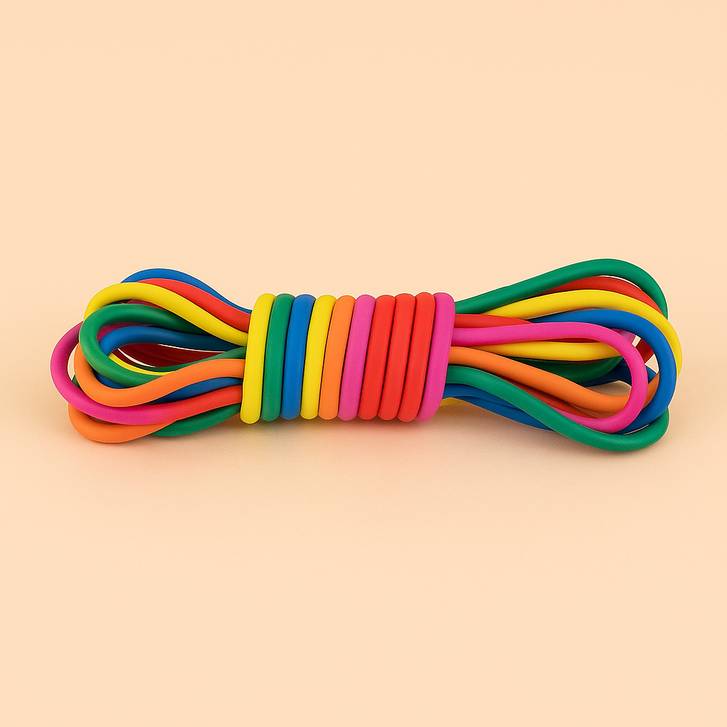 Rubberen Springband 5–10m – Klassiek Springtouw Speelgoed Kinderen