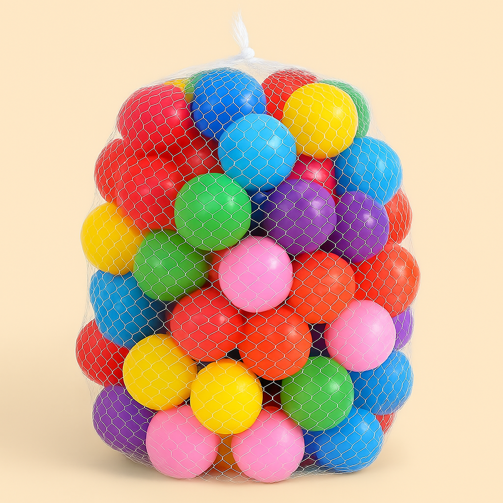 Zachte Speelballen 50/100 Stuks – Kleurrijk & Milieuvriendelijk – 3+ Jaar