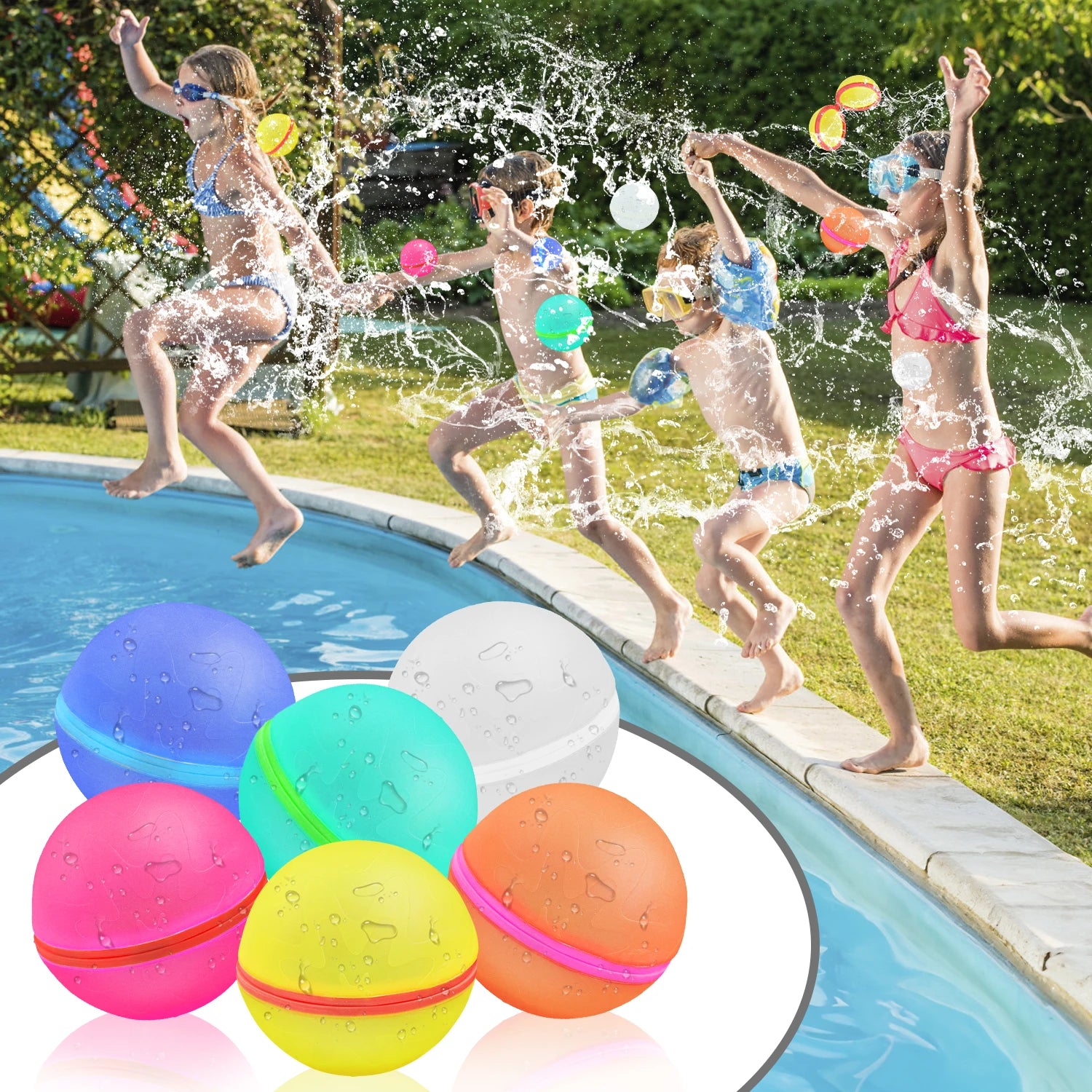 Waterballonnen Herbruikbaar, zelfsluitend en snelvullend