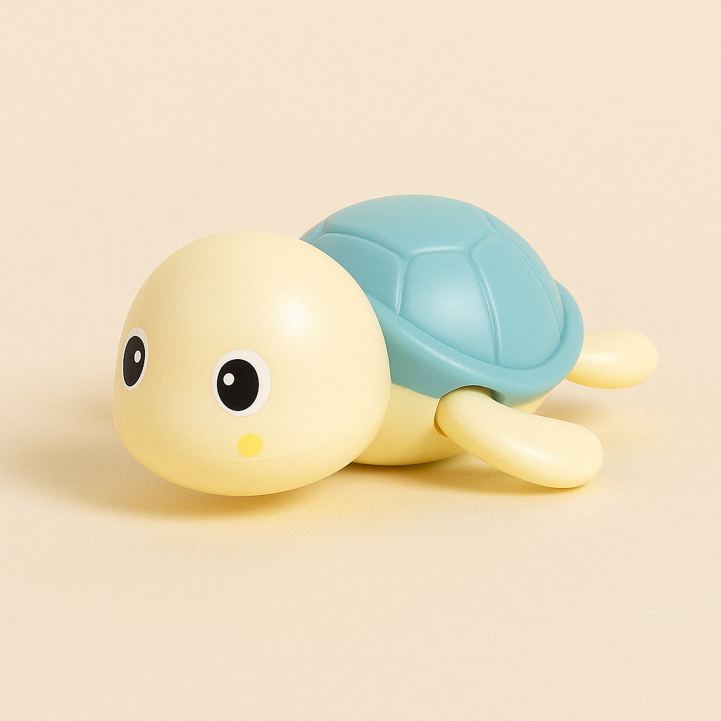 Zwemmende Schildpad – Babybadje Speelgoed Dier voor in Bad & Zwembad