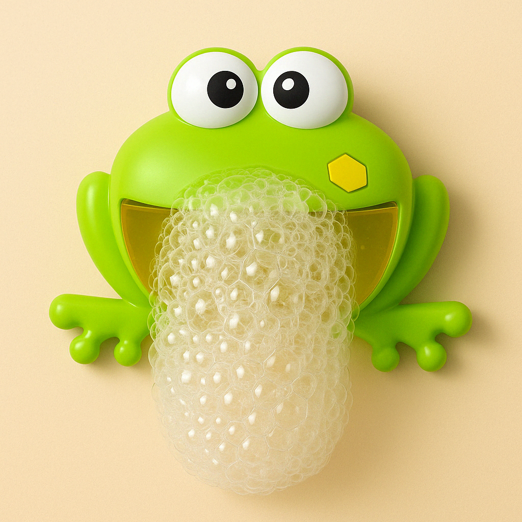 Bubble Machine Badspeelgoed – Krab & Kikker voor Baby en Peuter