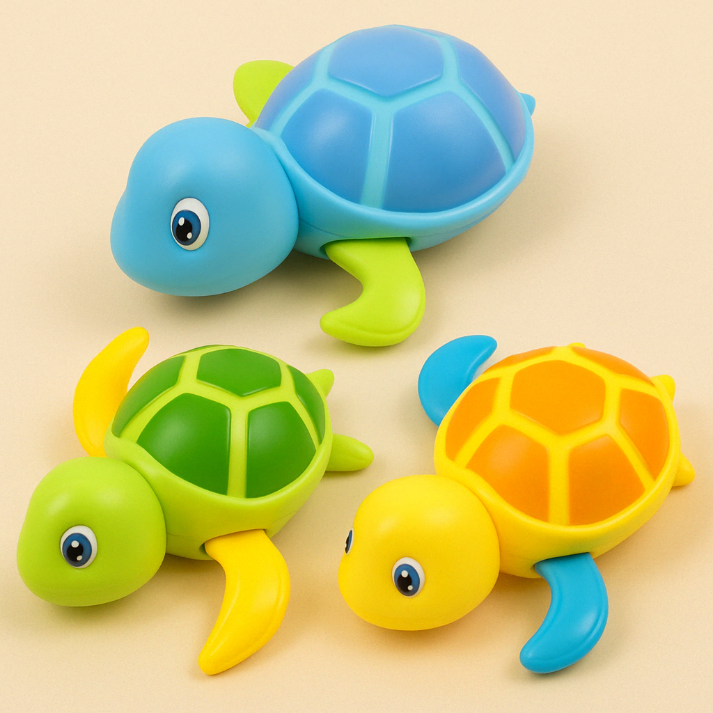 Schildpad Badspeelgoed met Klokwerk – Voor Kinderen 0-12 Jaar