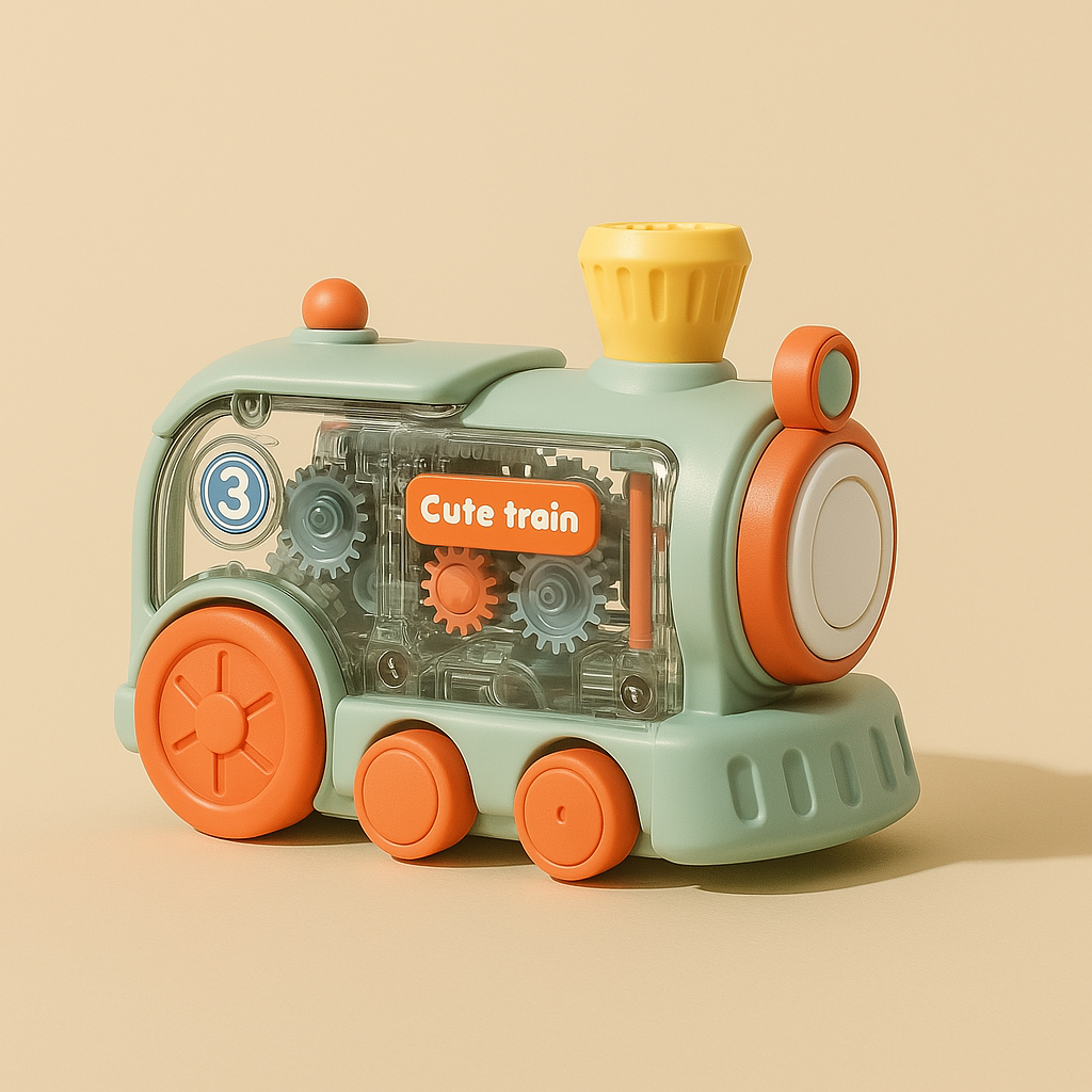 Elektrische Domino Trein voor Kinderen – Automatisch met Licht & Geluid