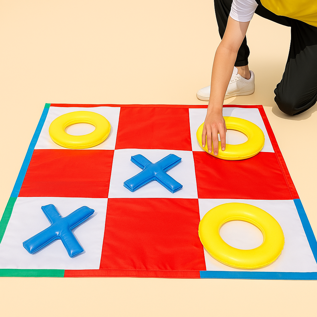 Buiten Tic Tac Toe Spel – Gobang XXL Teamspel voor Kinderen & Events