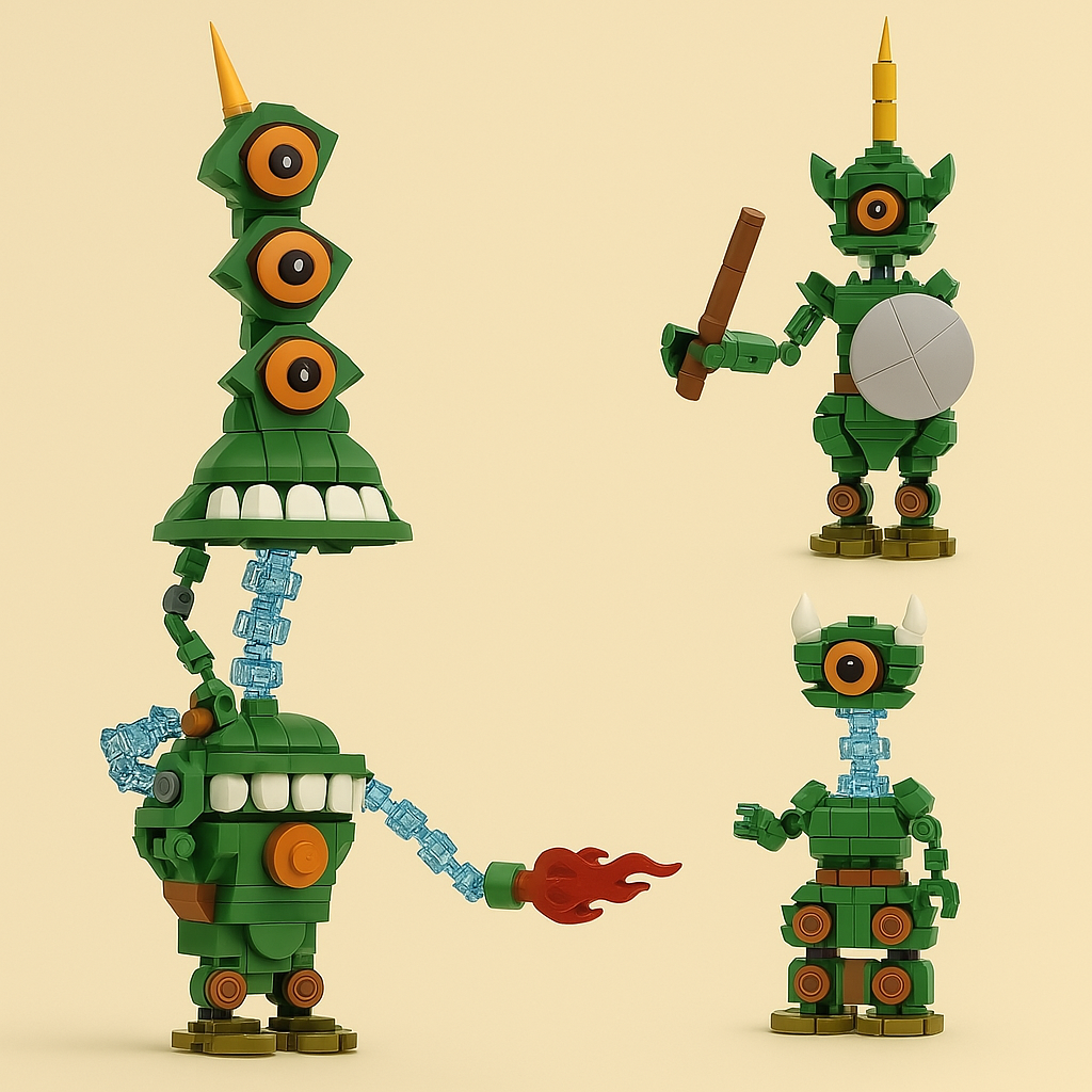 Gobricks MOC Zeldaing – Wild Breath Demon Bouwset (14+ Jaar)