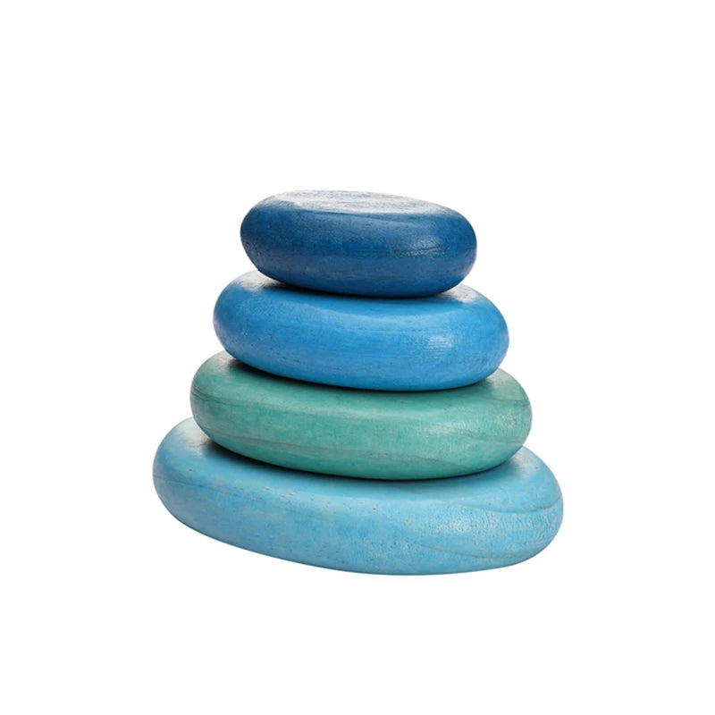 Montessori Houten Baby Bouwstenen – Veilig, Educatief & BPA-vrij