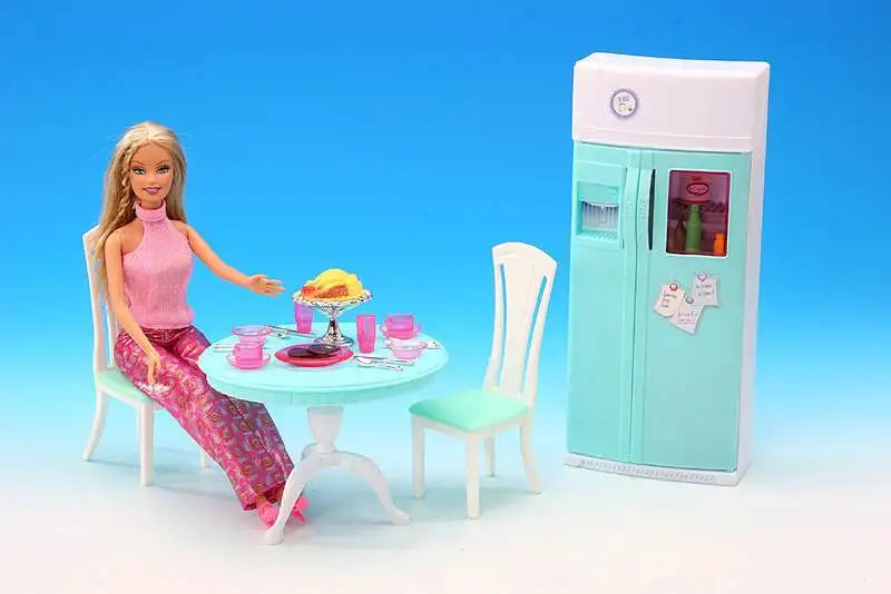 Barbie Strandstoel met Parasol – Accessoire voor Poppenhuis