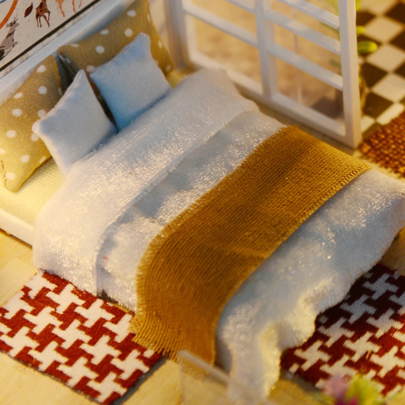 DIY Houten Poppenhuis met Meubels – Bouw Zelf Je Miniatuurhuis