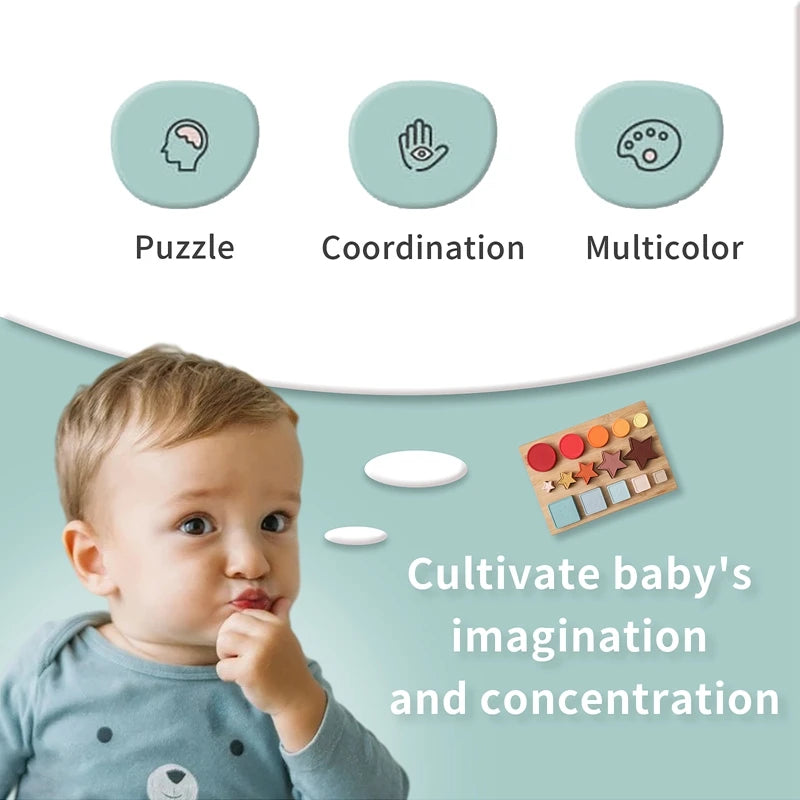 Educatieve Siliconen Bouwstenen – Montessori Stapelblokken (14+)