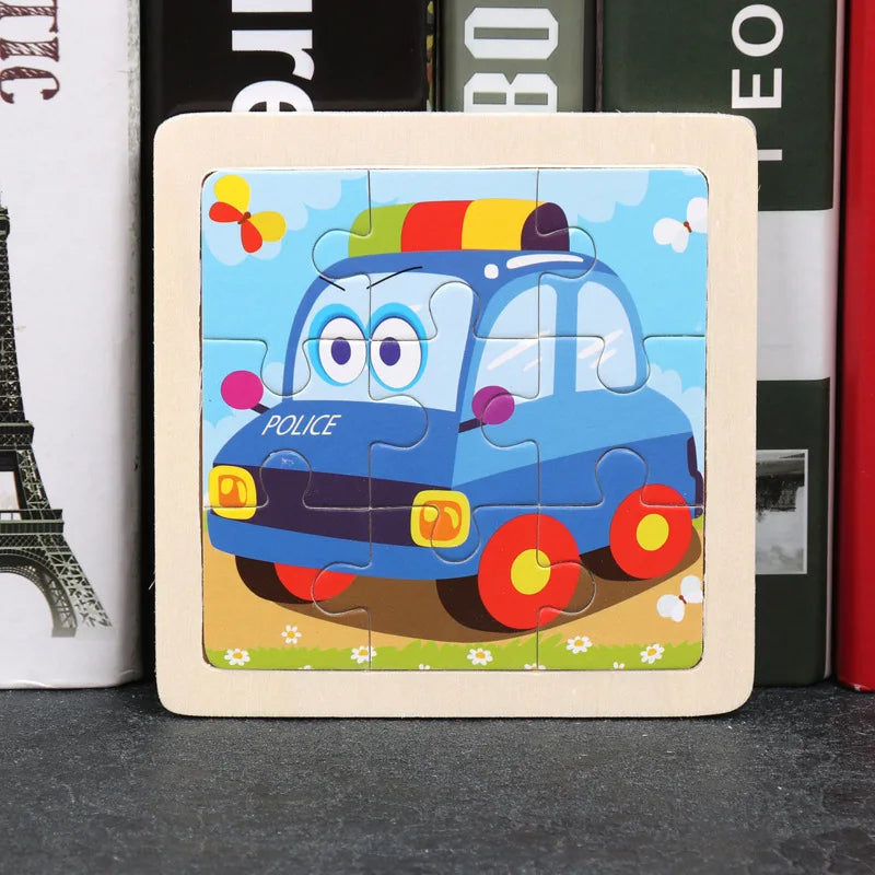 Houten Dierenpuzzel voor Kinderen – Educatief & Duurzaam (3-6 jr)
