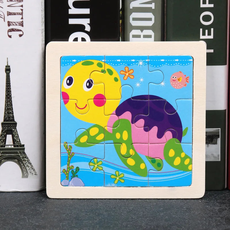 Houten Dierenpuzzel voor Kinderen – Educatief & Duurzaam (3-6 jr)