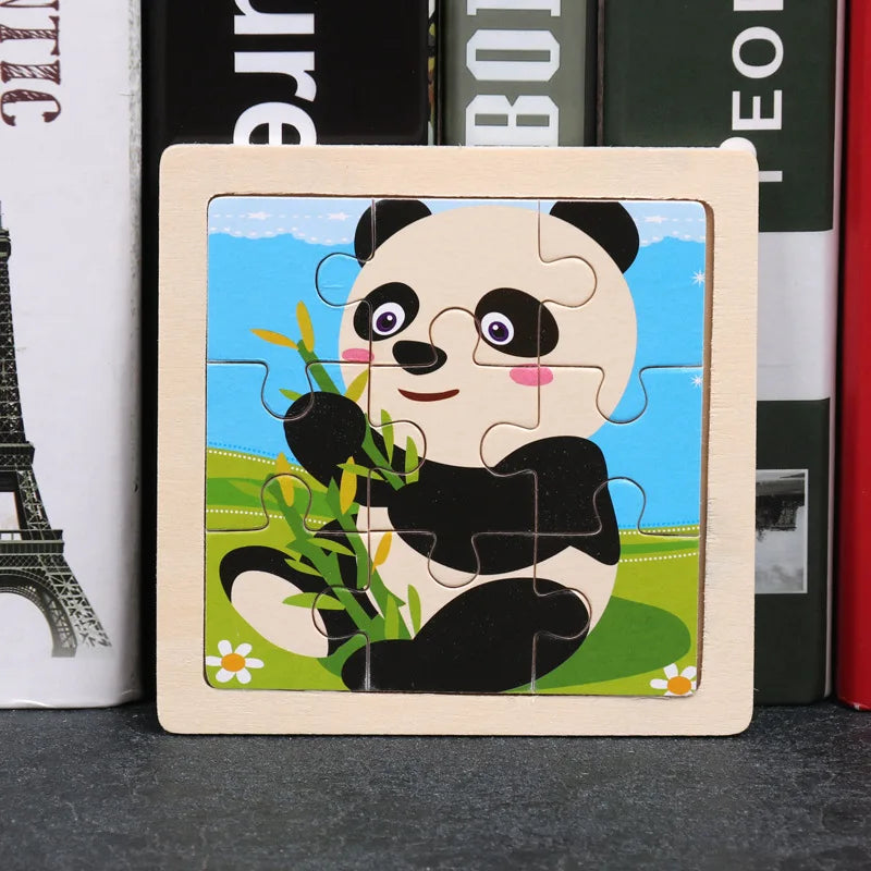 Houten Dierenpuzzel voor Kinderen – Educatief & Duurzaam (3-6 jr)