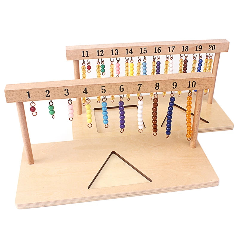 Montessori Wiskunde Speelgoed 1-20 – Telspel voor Kinderen (3-6 jaar)