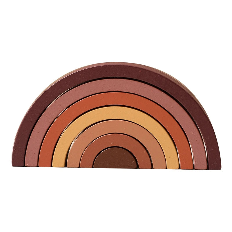 Baby Houten Regenboog Bouwstenen