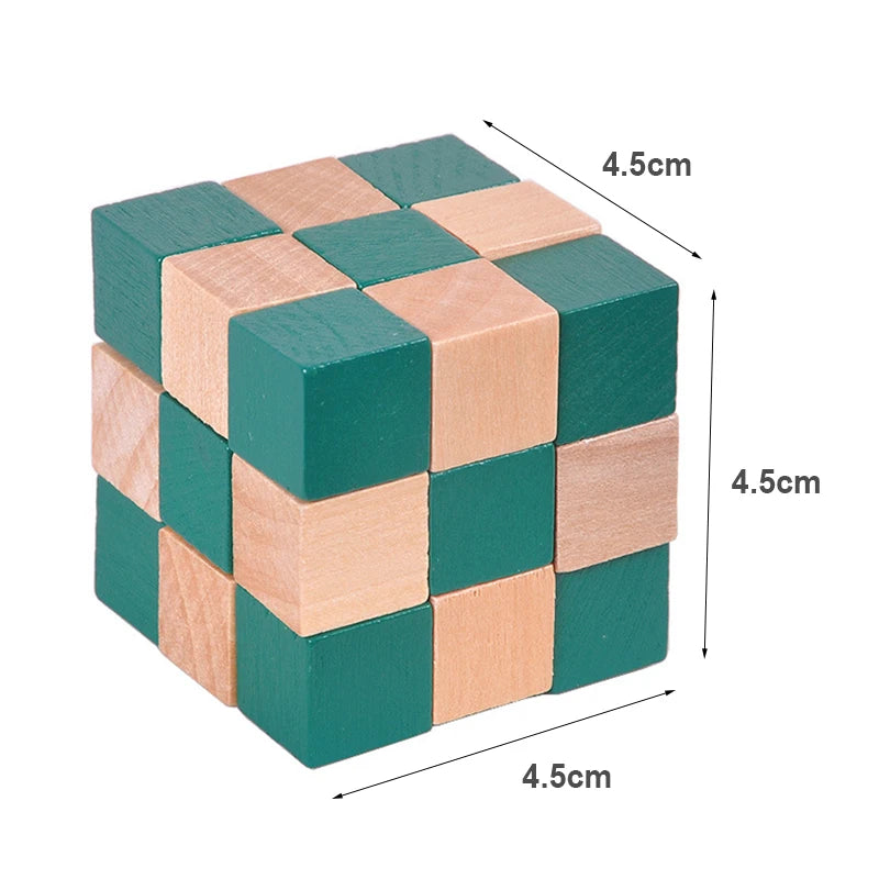 IQ Houten Draak Puzzel – Montessori Speelgoed 3-6 Jaar