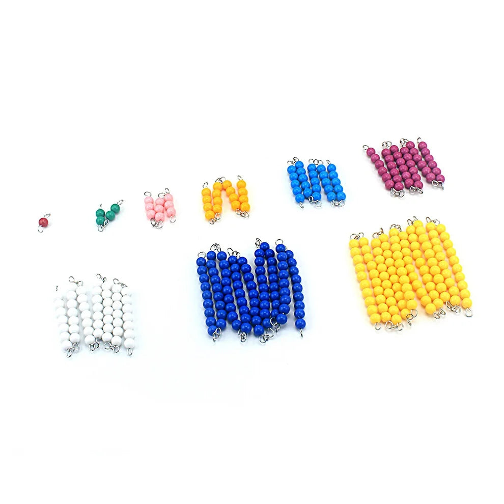Montessori Kralen Ketting Houten Speelgoed – Kleuren & Tellen (3-6 jr)