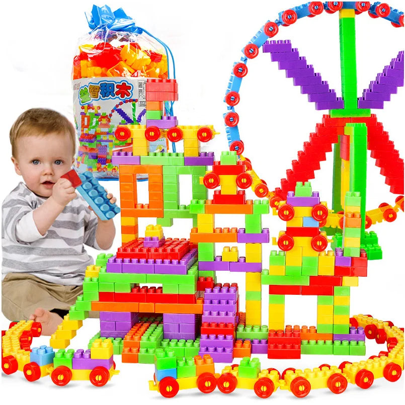160 Stuks Bouwstenen โ LEGO Compatibel Speelgoed (ABS Plastic)
