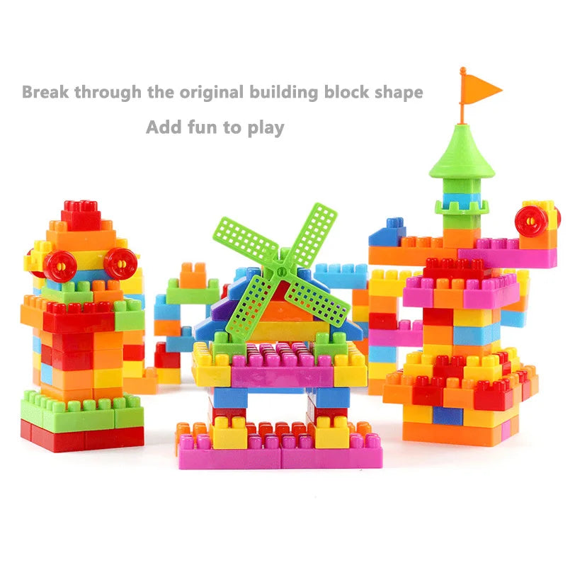 160 Stuks Bouwstenen โ LEGO Compatibel Speelgoed (ABS Plastic)