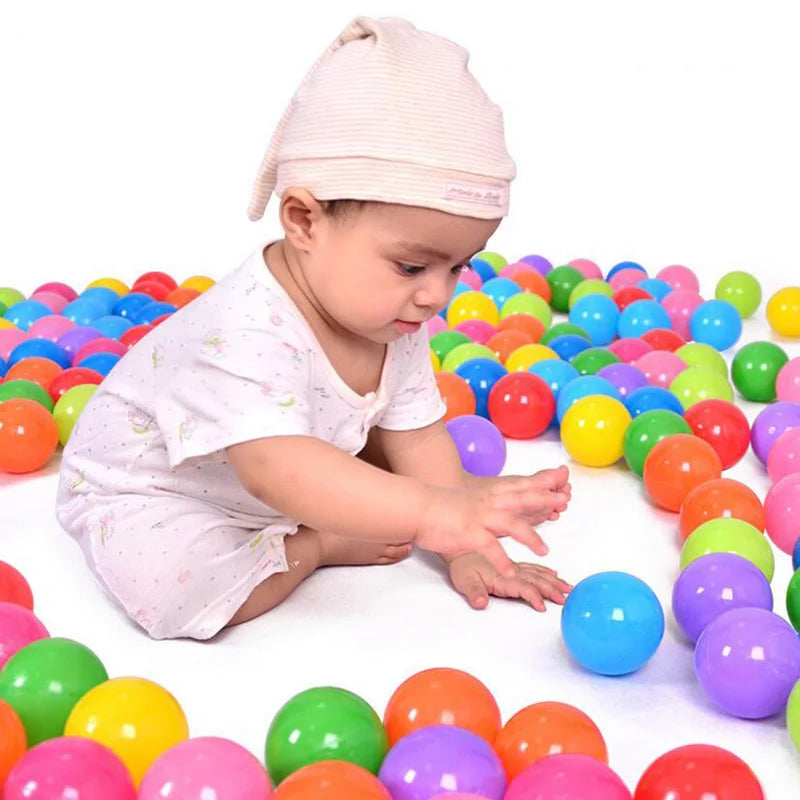 Zachte Speelballen 50/100 Stuks โ Kleurrijk & Milieuvriendelijk โ 3+ Jaar