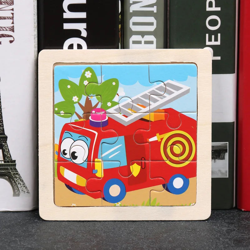 Houten Dierenpuzzel voor Kinderen – Educatief & Duurzaam (3-6 jr)