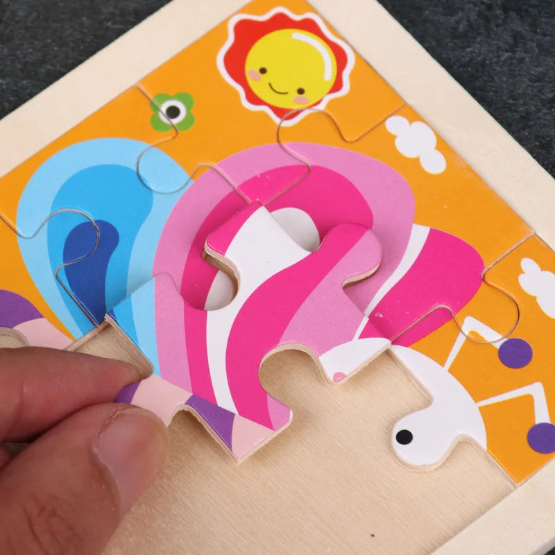 Houten Dierenpuzzel voor Kinderen – Educatief & Duurzaam (3-6 jr)