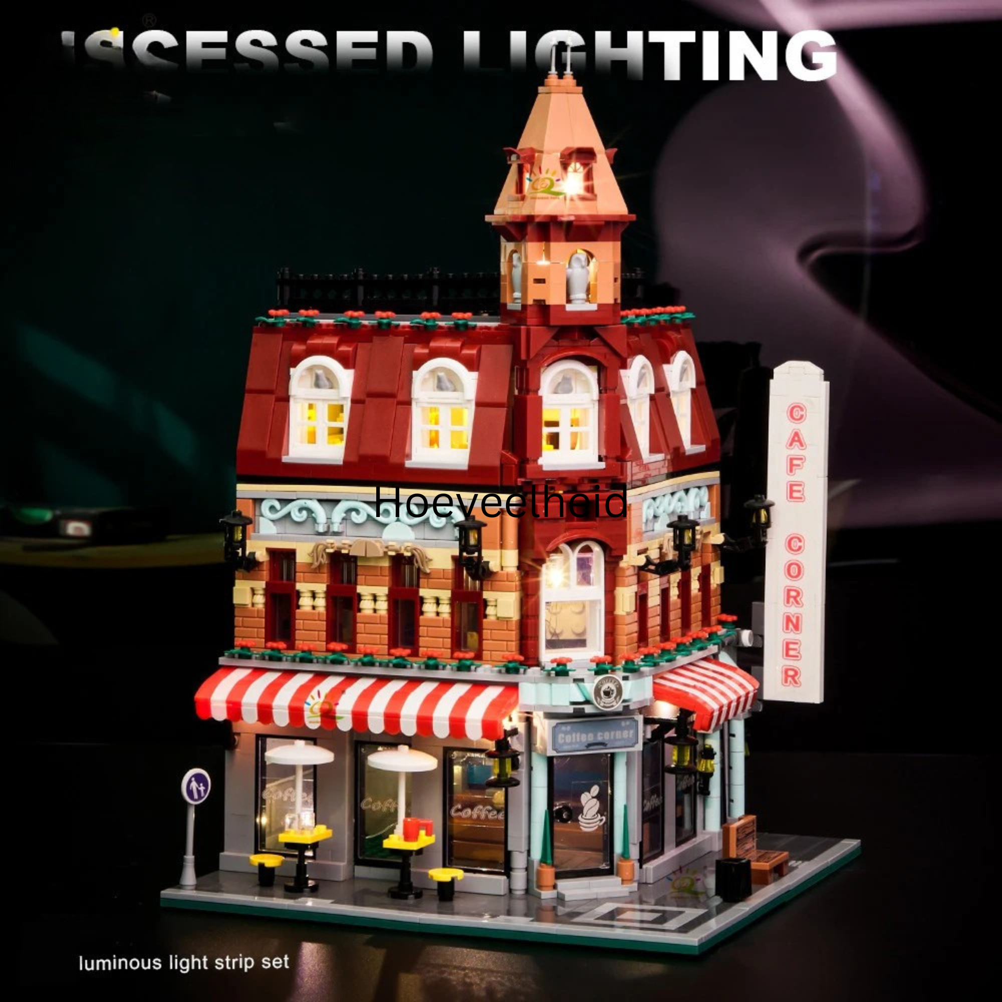 City Corner Coffee Bouwset – Mini Café Speelgoed | 14+ | MOC Style