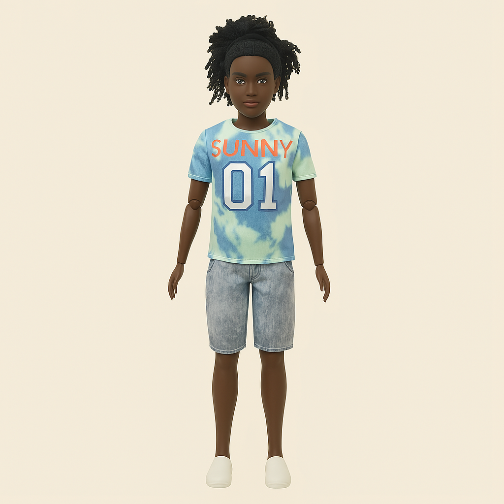 Getinte Ken Pop Man – 30 cm Modepop voor Jongens & Meisjes