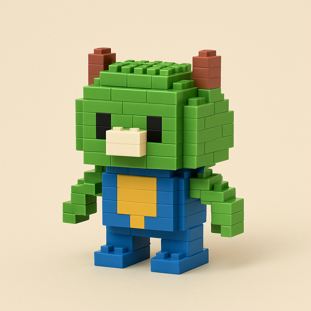 Monster University Bouwset – James & Mike Micro Blokken (18+)