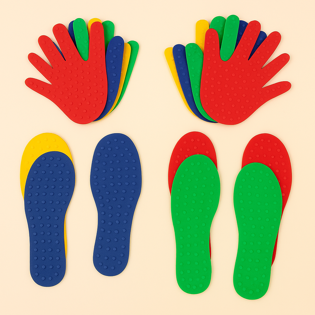 Hand- en Voetbordspel – 8 Pads voor Actief Spel & Motoriek Kinderen