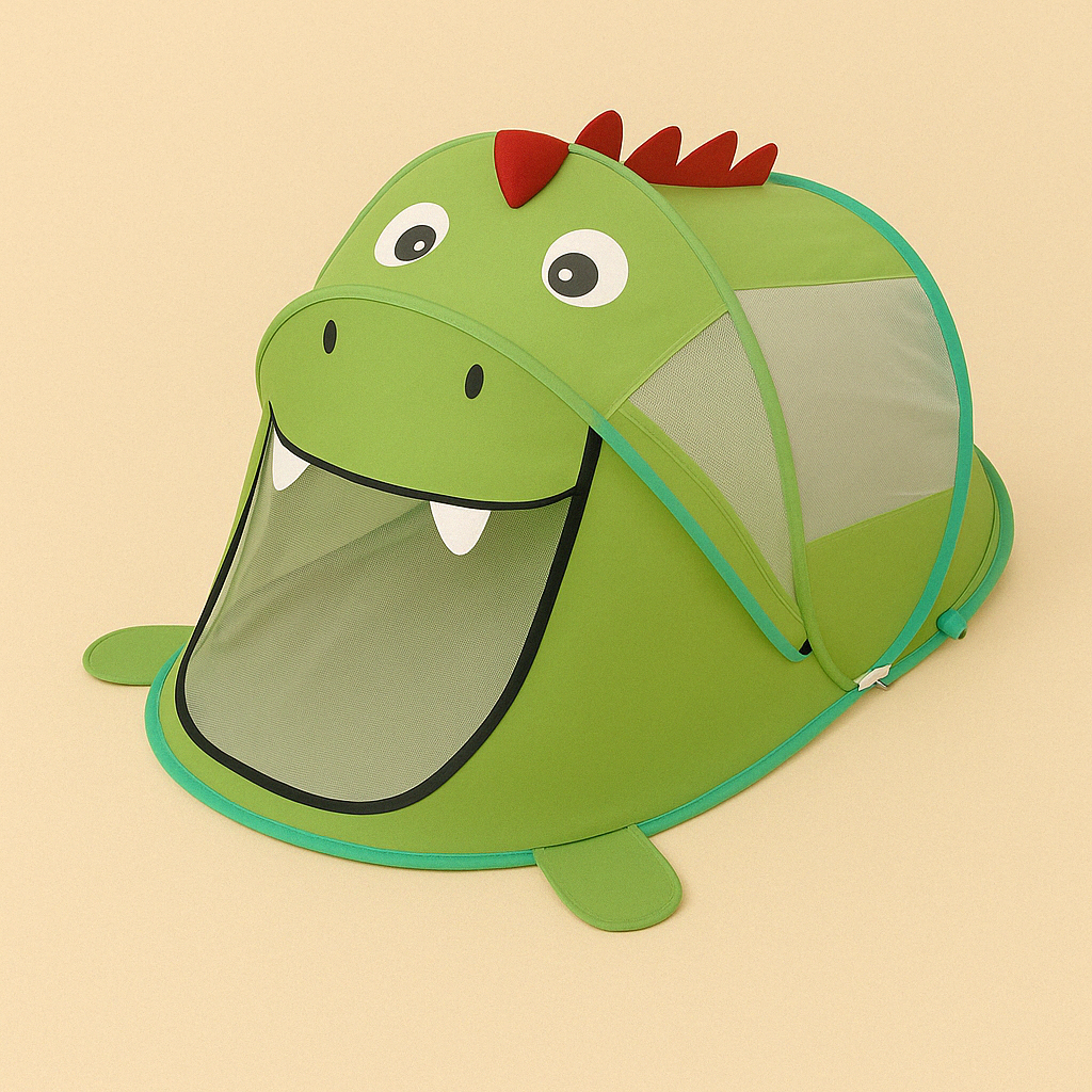 Opvouwbare Kindertent Tijger – Cartoon Speeltent Binnen & Buiten 0–12 Jaar