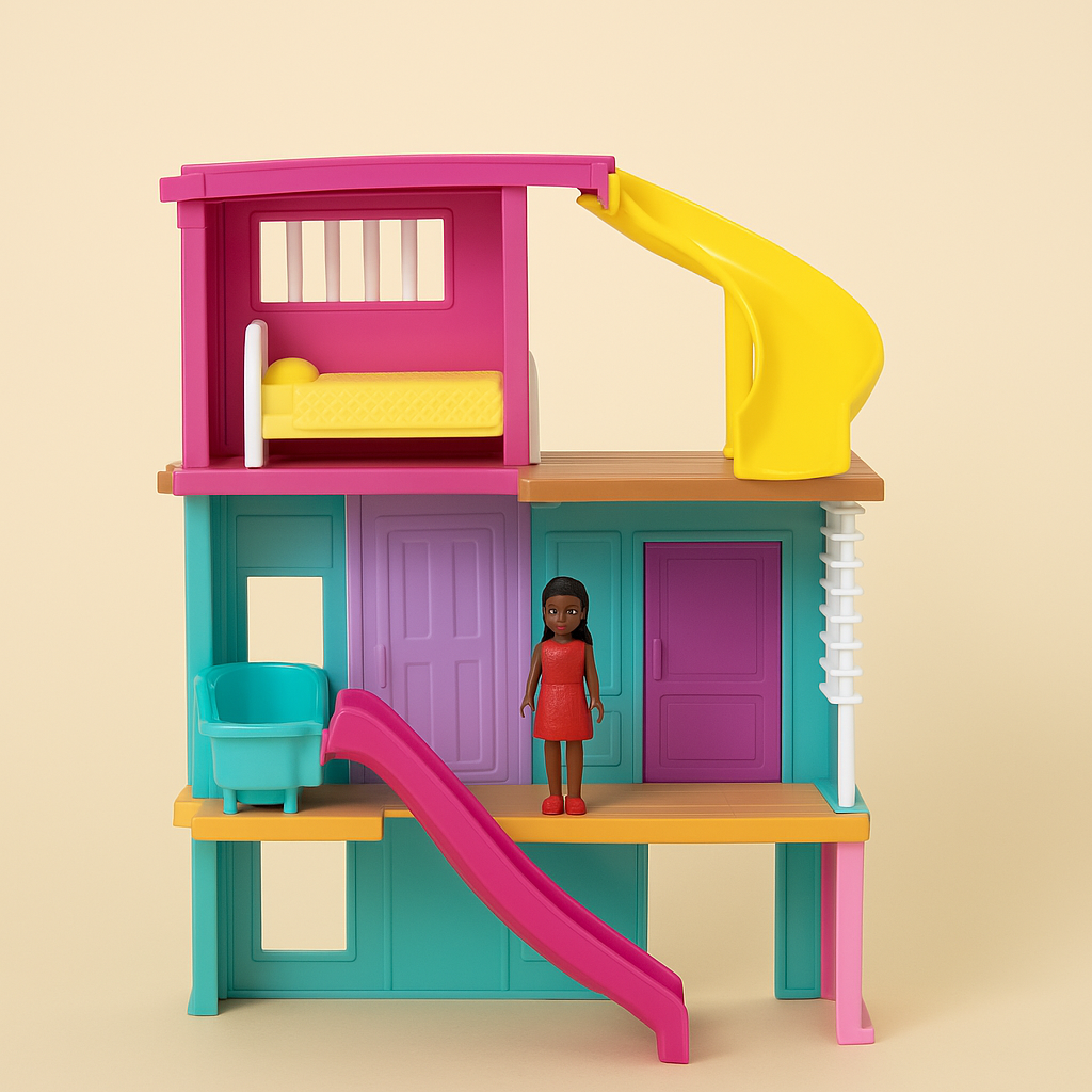 Mini BarbieLand Poppenhuisset – Meubels voor Barbie 1/6 Schaal
