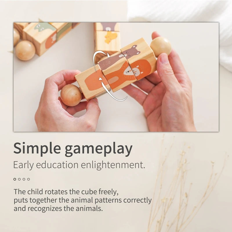 Houten Montessori Raket Speelgoed โ Educatief & Creatief โ 4+