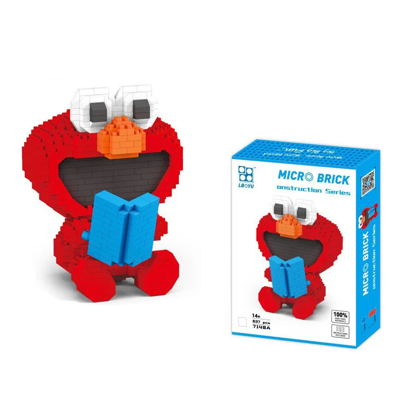 Koekiemonster Mini Bouwset – 7147A Sesamstraat Blokken (18+)