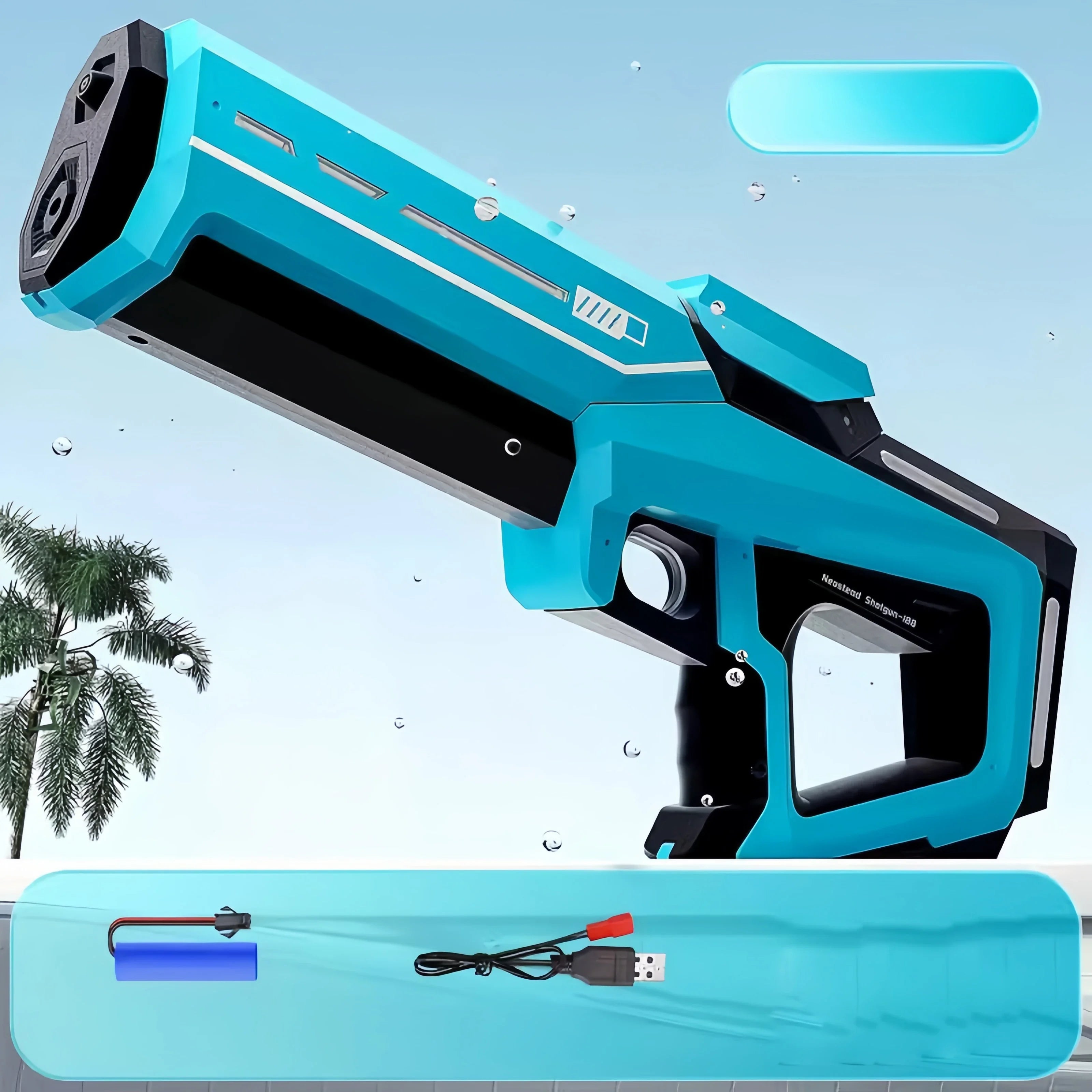 Elektrisch Waterpistool Volwassenen โ Met LED en Krachtige Squirt