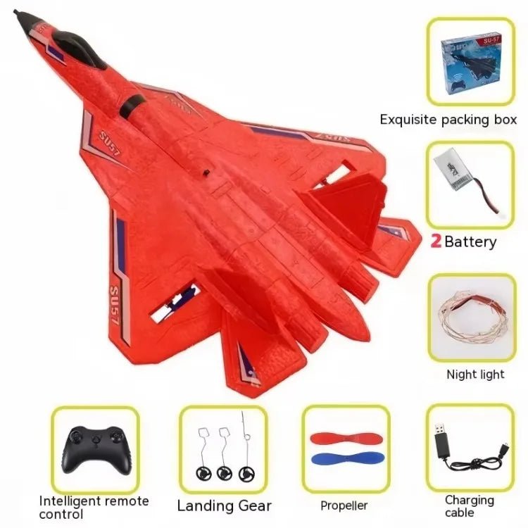 Mini RC Straaljager Su57 MiG29 – Voor Water & Land (2-kanaals)