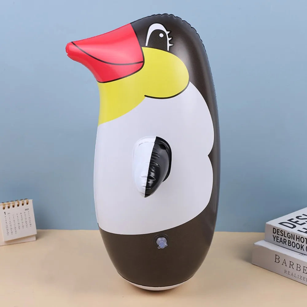 Opblaasbare Pinguïn Bokszak – Veerkrachtig Speelgoed voor Kinderen