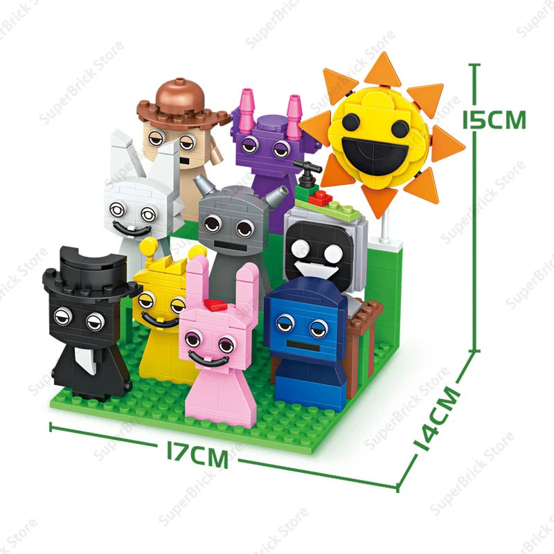 Sprunki Horror Bouwstenen – Griezelige Figuren Set (6+ Jaar)