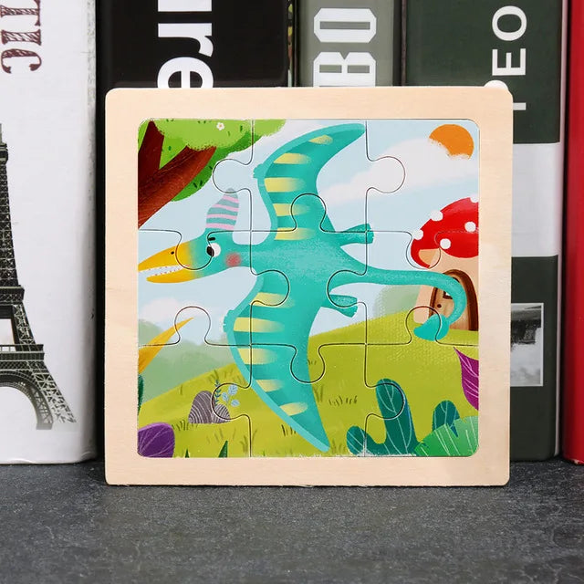 Houten Dierenpuzzel voor Kinderen – Educatief & Duurzaam (3-6 jr)