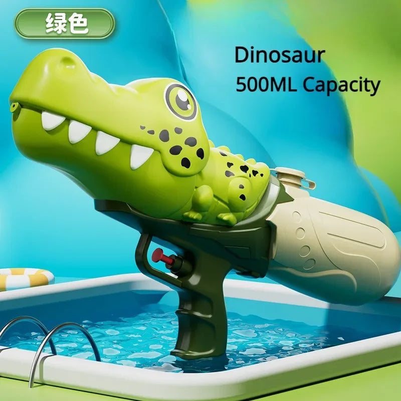 Dinosaurussen, eenden, haaien waterpistool