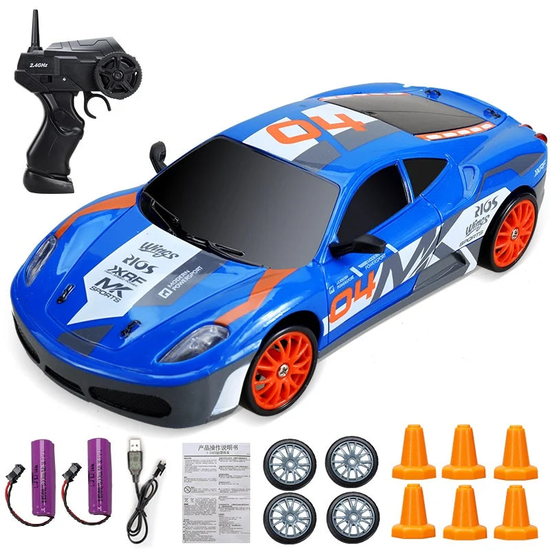 Mini RC Drift Auto – AE86 4WD Speelgoedracewagen met Afstandsbediening