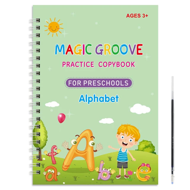 Magic Copybook Kind – Schrijf- en Tekenoefeningen (0-6 Jaar)