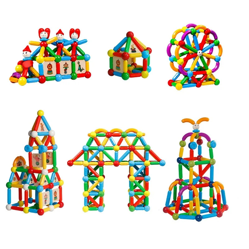 Romboss Magnetische Bouwstenen – Educatief Constructiespeelgoed 4+