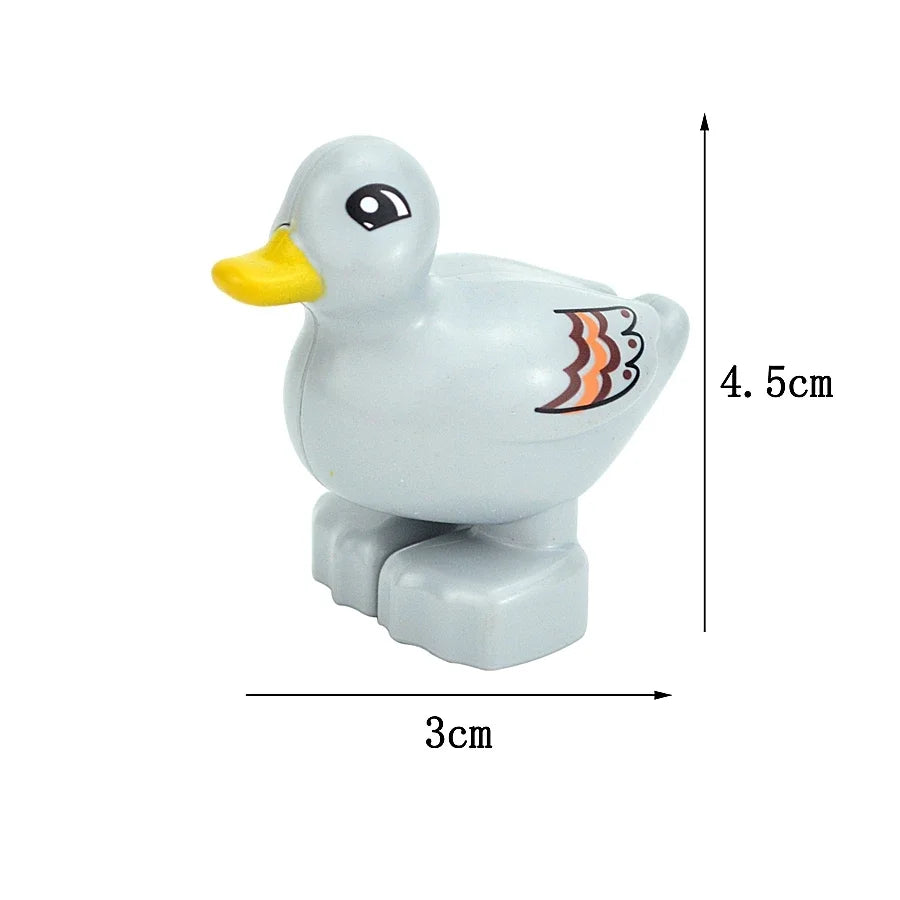 Dieren Bouwstenen Kind – 72x Grote Duplo Blokken Set (3+ Jaar)
