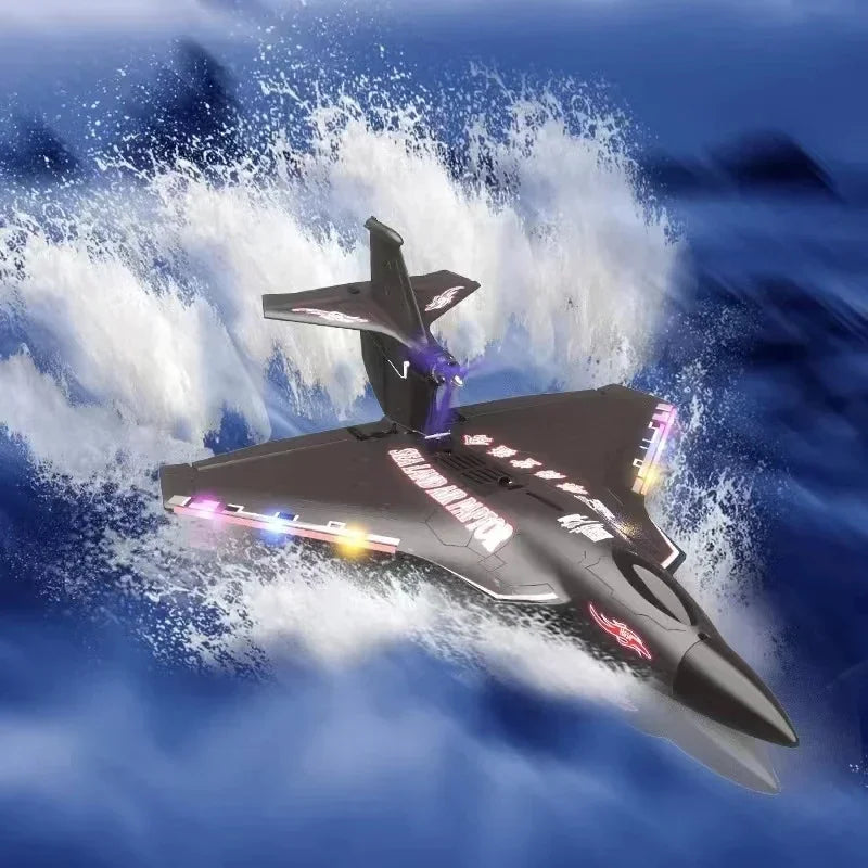 TK 3-in-1 RC Vliegtuig – Vliegen, Zweven & Glijden op Water en Land