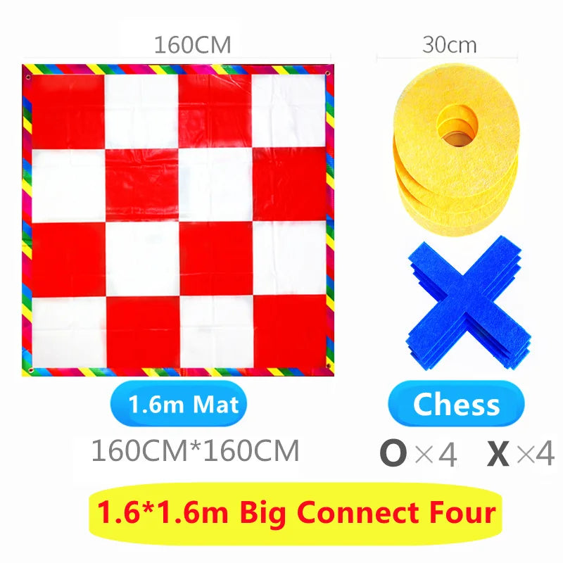 Buiten Tic Tac Toe Spel – Gobang XXL Teamspel voor Kinderen & Events
