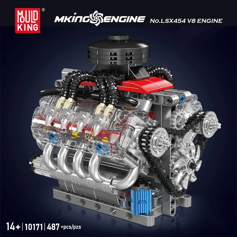 Mal King 10171 Technische Motor – Gemotoriseerd LEGO Speelgoed